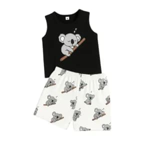 Kids Cotton t shirt & Pant Set 5 pitch combbo