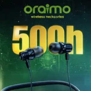 Oraimo Wireless Neckband 500h Long Battery King