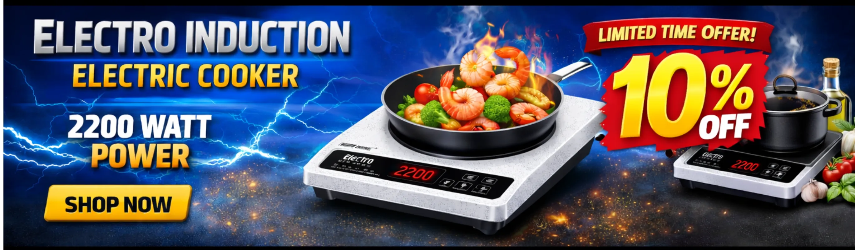 10 % Discount for Electric Cooker